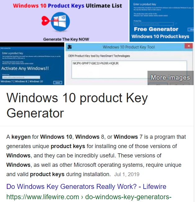 Windows 10 Product Key Generator (32/64bit) 100% Working