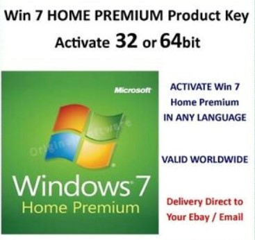 Windows 7 Home Premium Product key 32/64bit Free For You